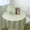 green-tablecloth